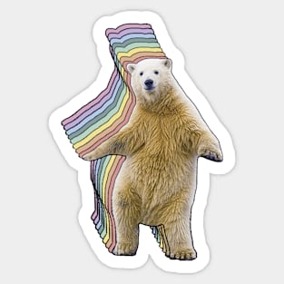 the absolute COOLEST polar bear of ALL TIME Sticker